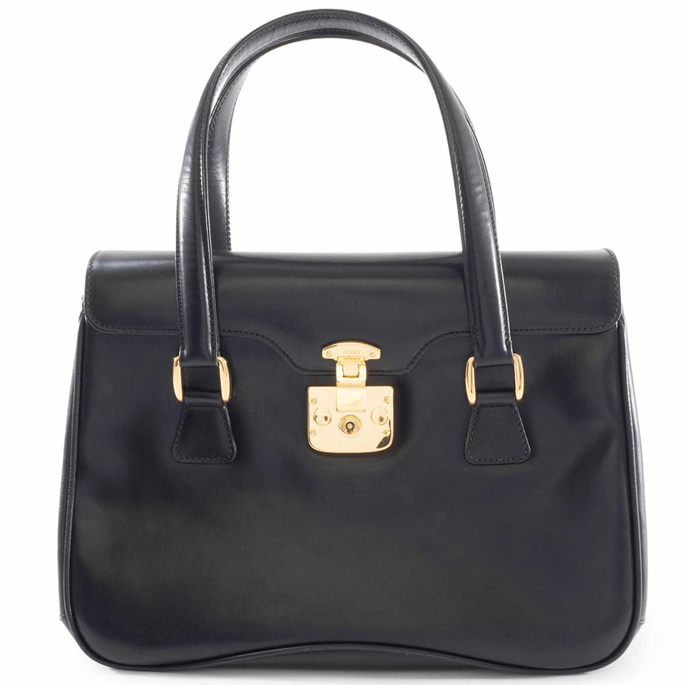 Gucci Lady Lock handbag leather black